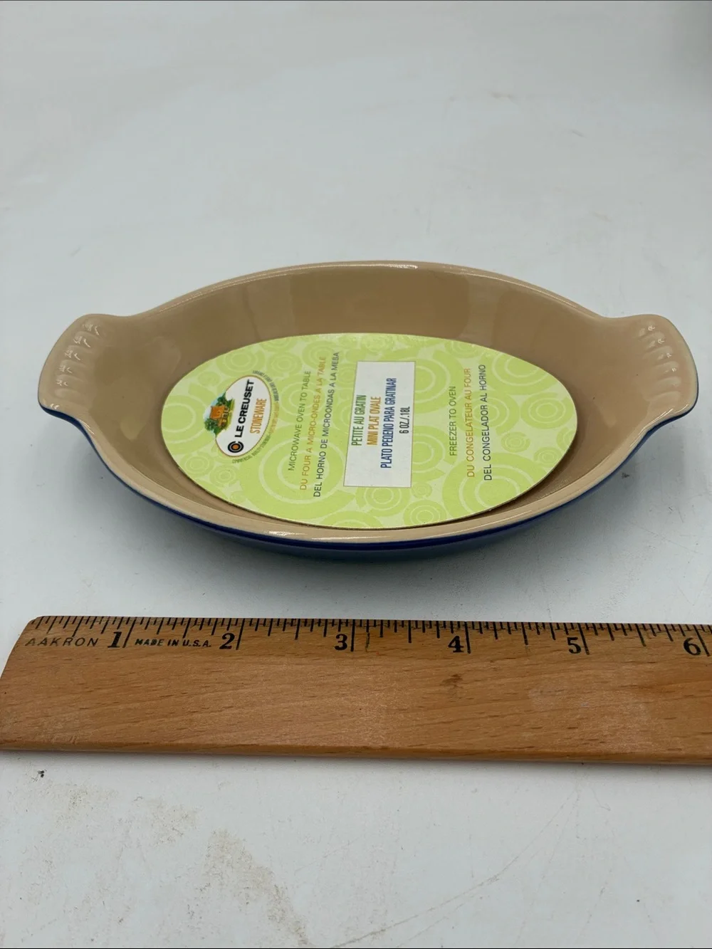 Le Creuset Beige Petite Au Gratin Dish